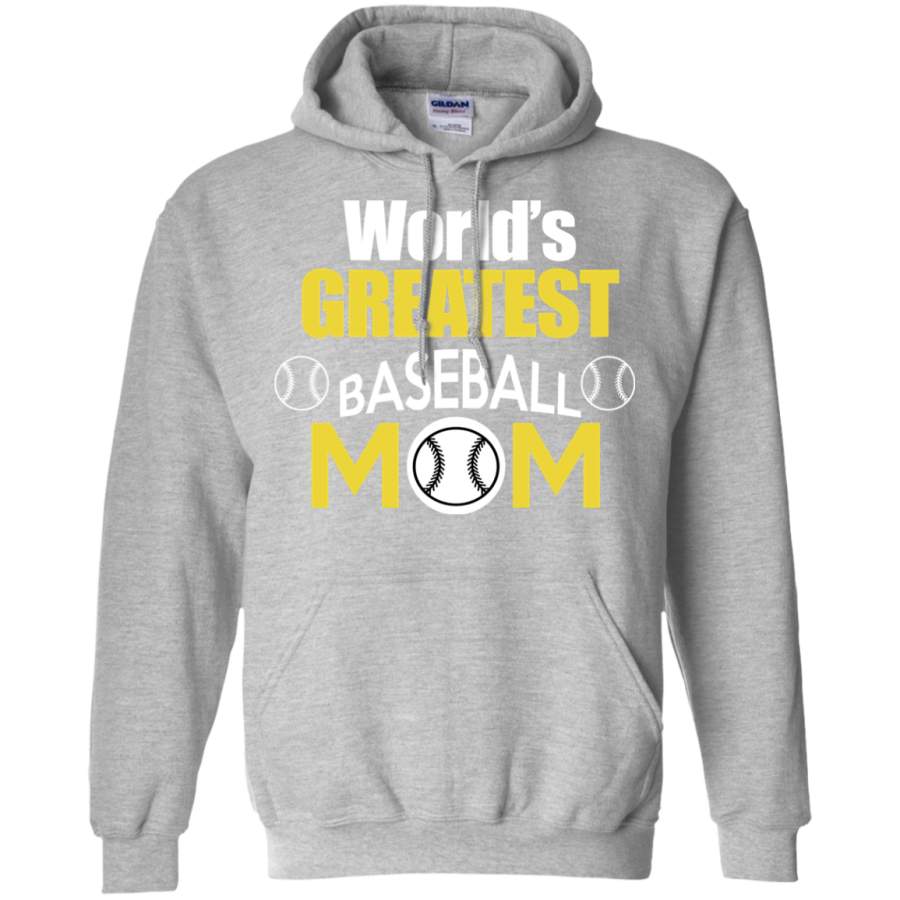 Worlds Greatest Baseball Mom Hoodie