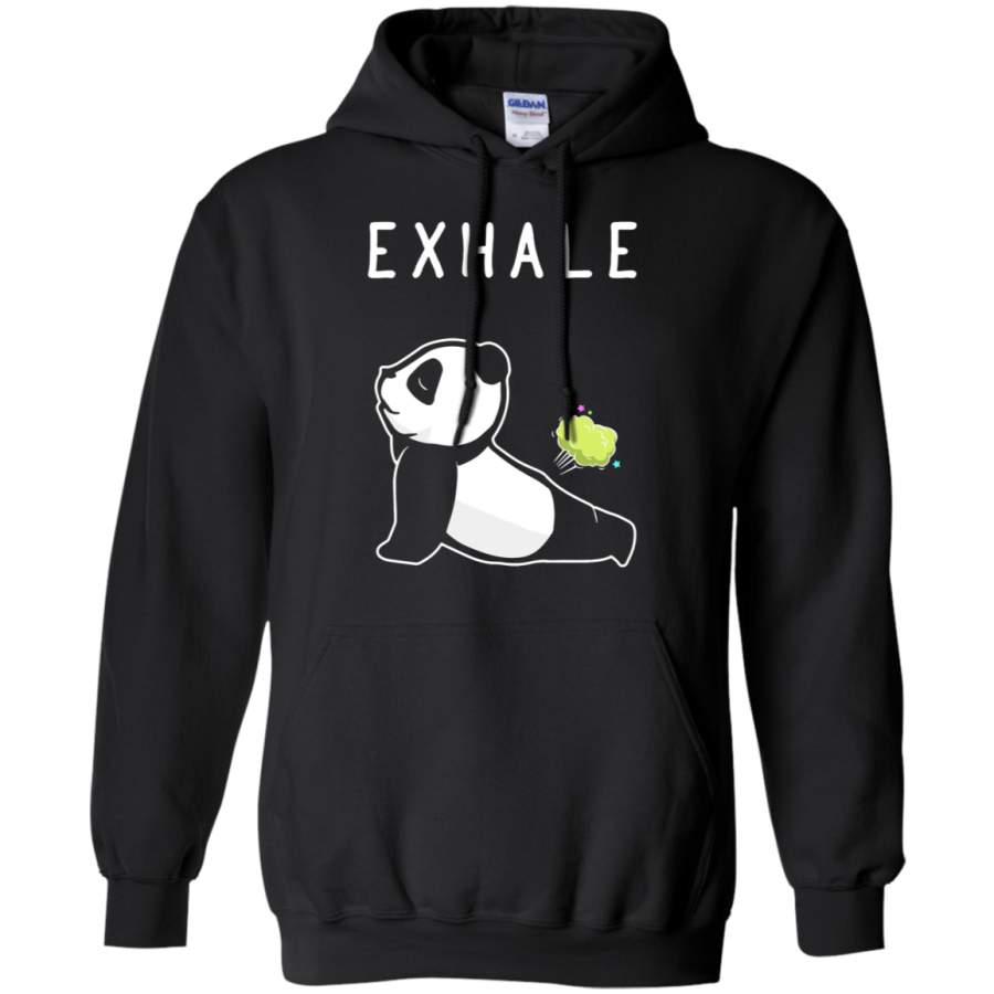 AGR Exhale Panda Funny Farting Yoga Hoodie