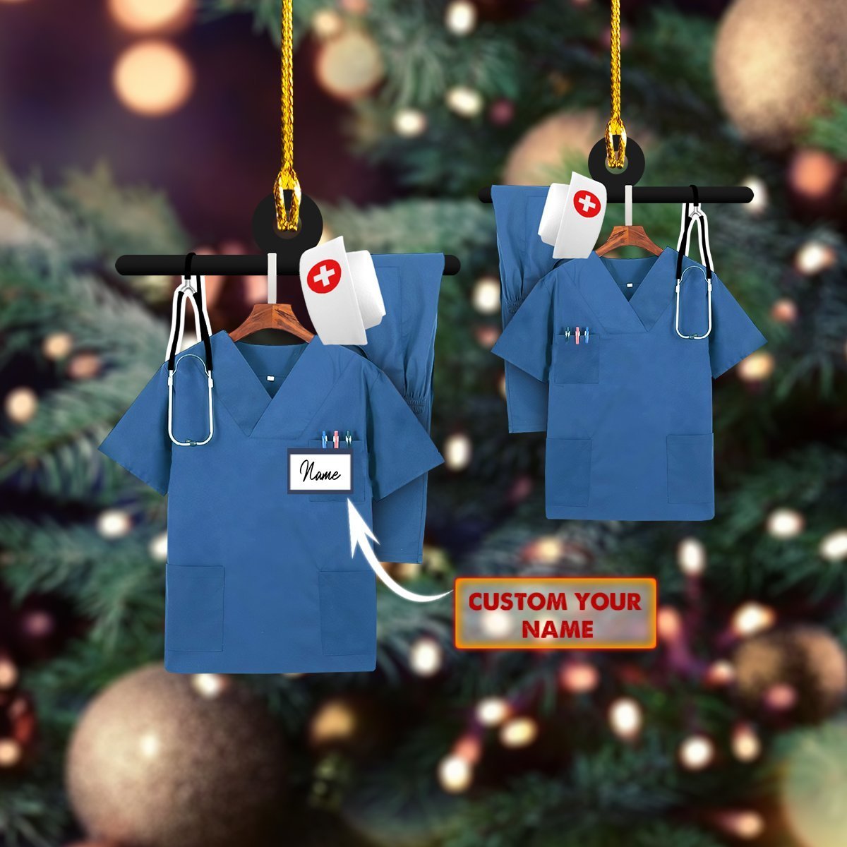 Rd Hkm Nurse – Shaped Ornament 02