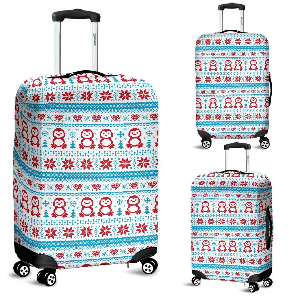 Penguin Sweater Printed Pattern Luggage Covers