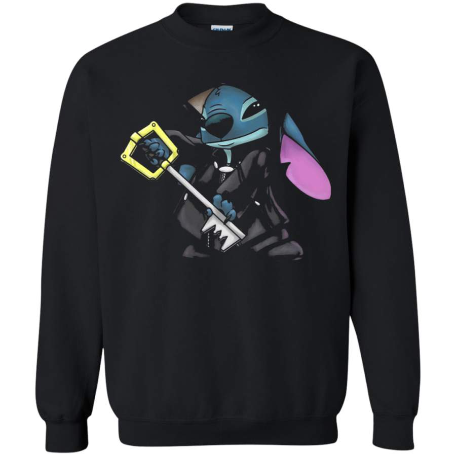 AGR Mashup Kingdom Hearts Stitch With Kingdom Key Sweatshirt