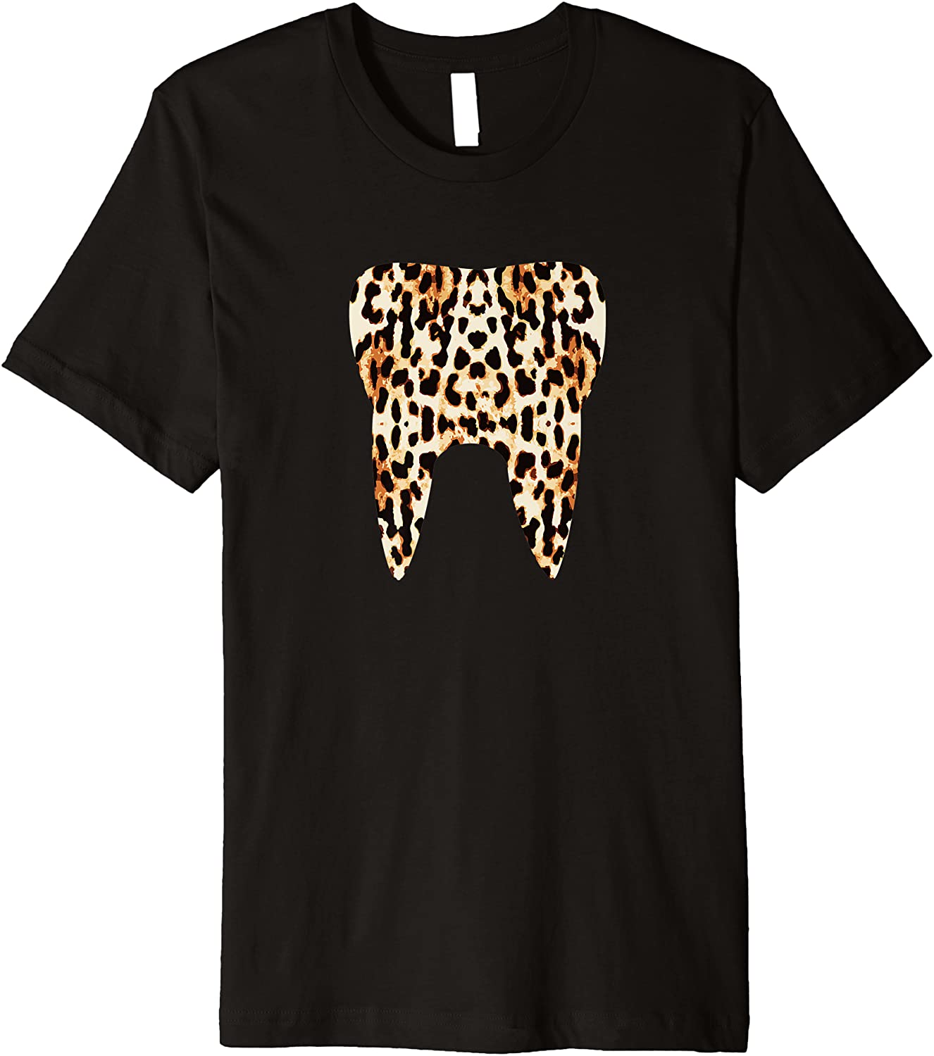 Cool Dental Assistant Leopard Cheetah Print Premium T-Shirt