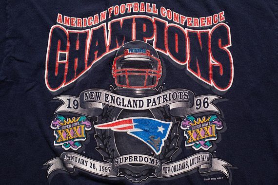 New England Patriots 1996 Afc Champs shirt