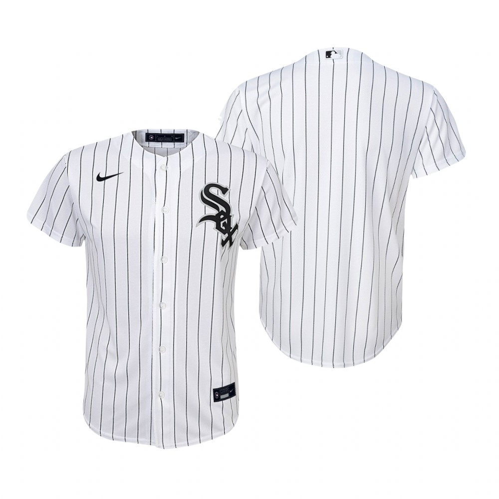 Youth Chicago White Sox MLB Team Collection 2020 Alternate White Jersey Gift For Sox Fans Baseball Fans