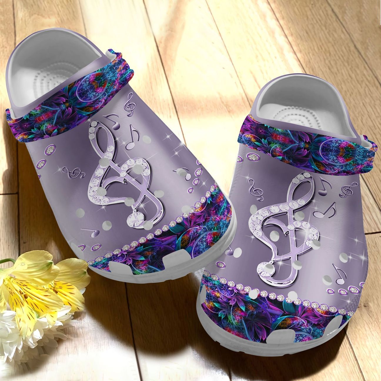 Music Personalize Clog, Custom Name, Text, Fashion Style For Women, Men, Kid, Print 3D Music Lover 234