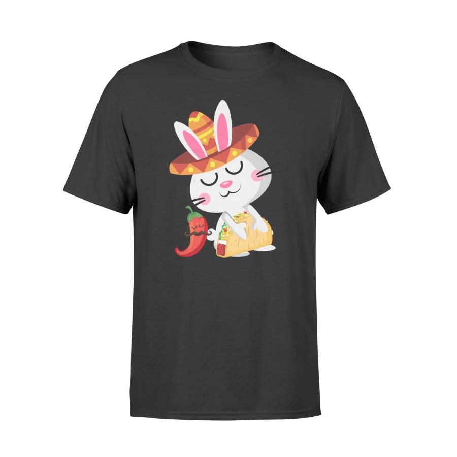 Easter Bunny Mexican Taco Sombrero T Shirt