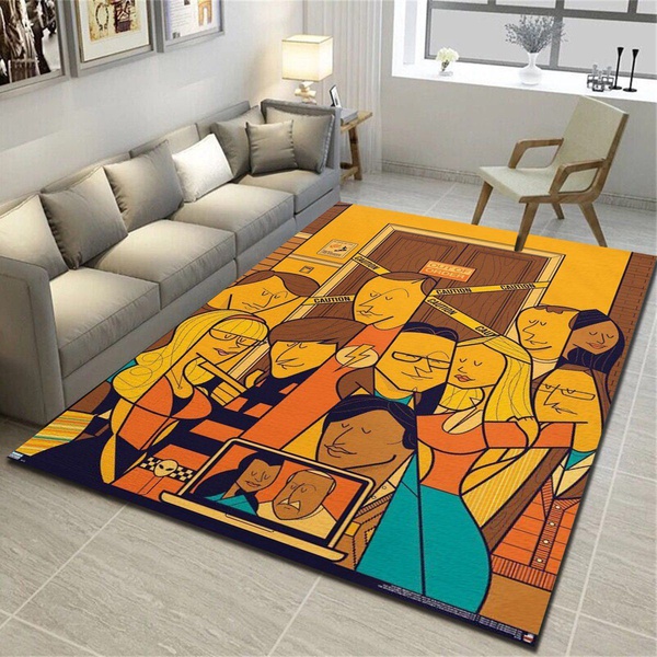 The Big Bang Theory Elevator Area Rug, Living Room Carpet