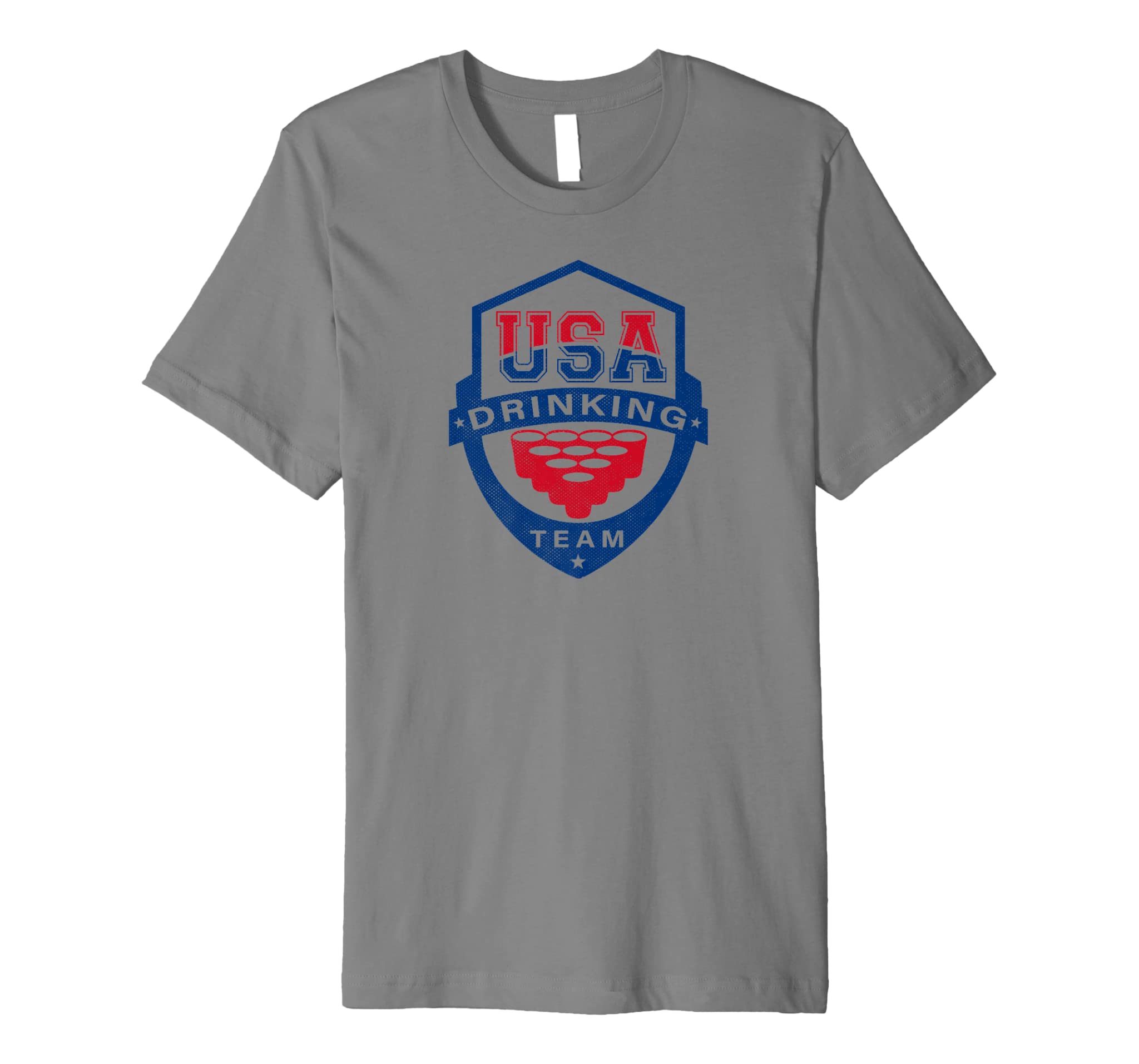 USA Drinking Team 4th of July Funny Independence Day Drunk Premium T-Shirt