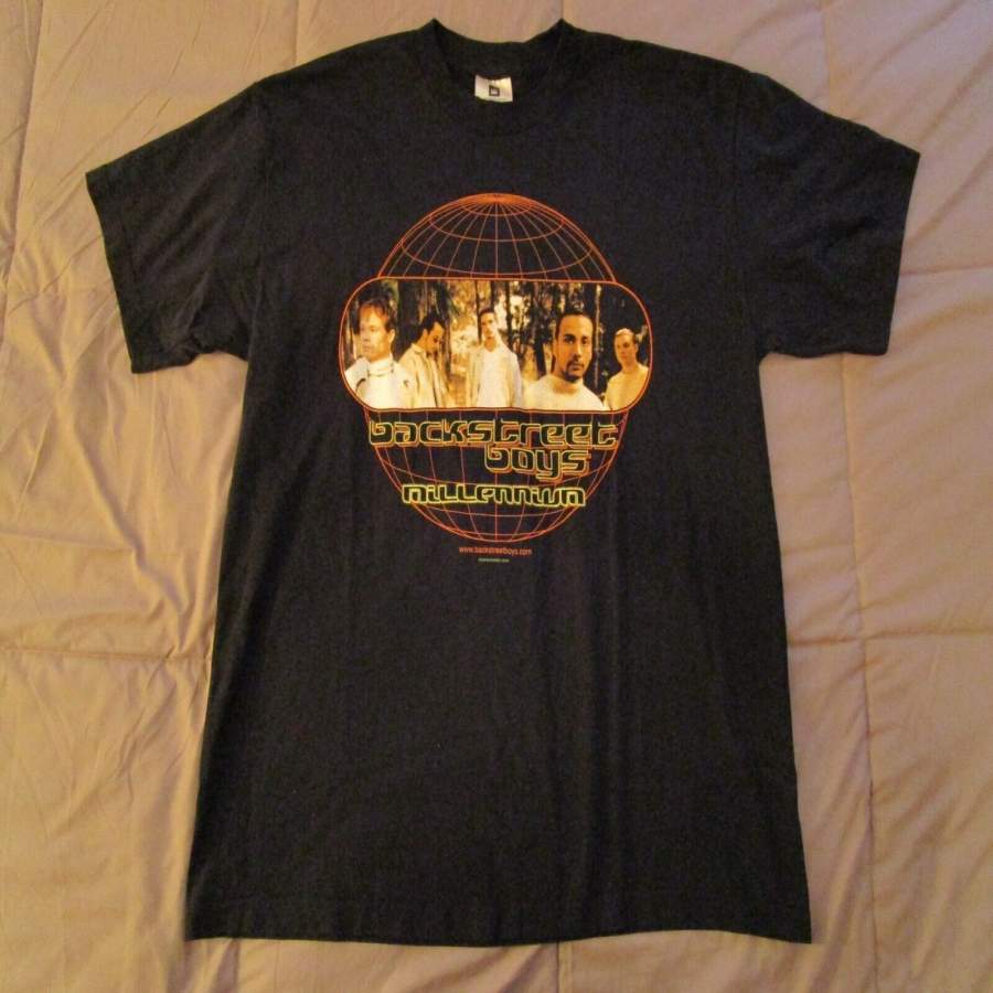 Backstreet Boys 1999 Into The Millennium Tour T-Shirt