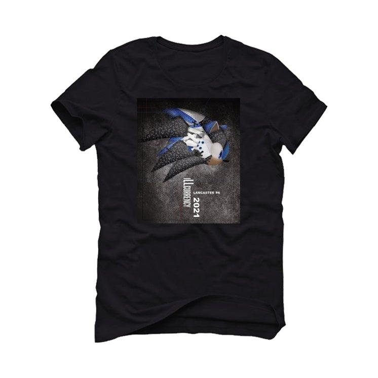 Air Jordan 3 “Racer Blue” 2021 Black T-Shirt (Elephant Print Hedgehog)