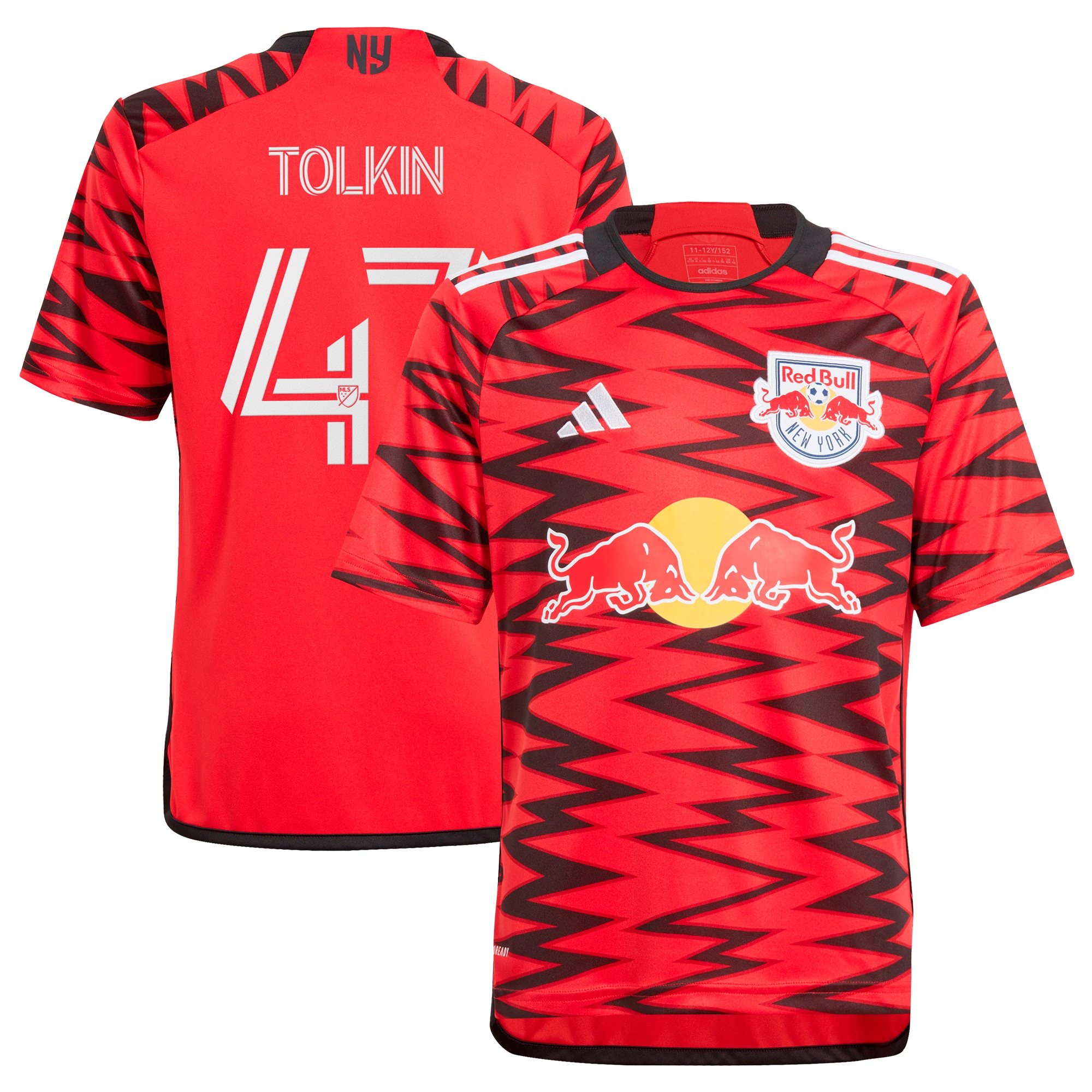 John Tolkin New York Red Bulls Youth 2024 Legacy Replica Player Jersey  Red