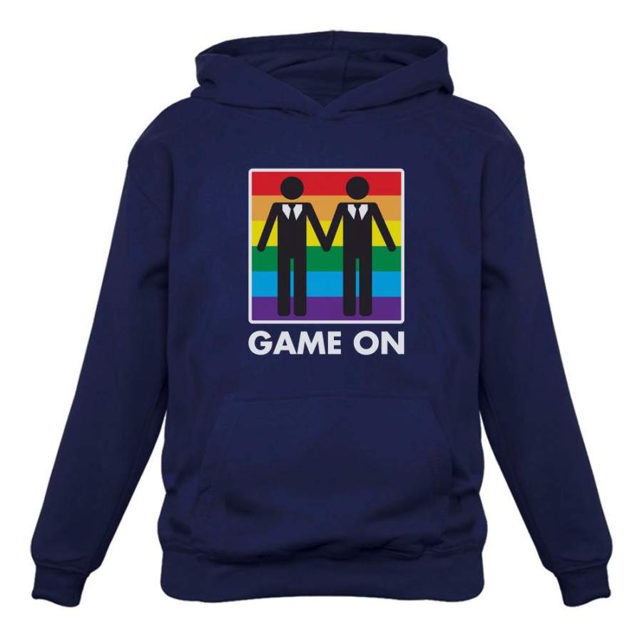 Game On! Same Sex Marriage Gay Couples Equality Love & Pride Hoodie