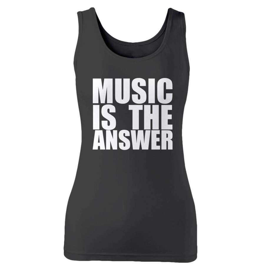 Music Is The Answer Woman’s Tank Top