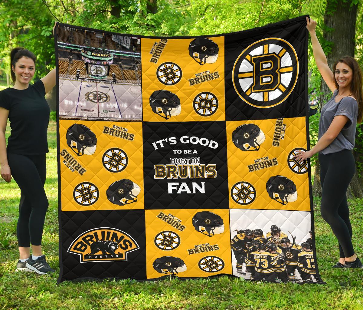 It’s Good To Be A Boston Bruins Fan Quilt Shop