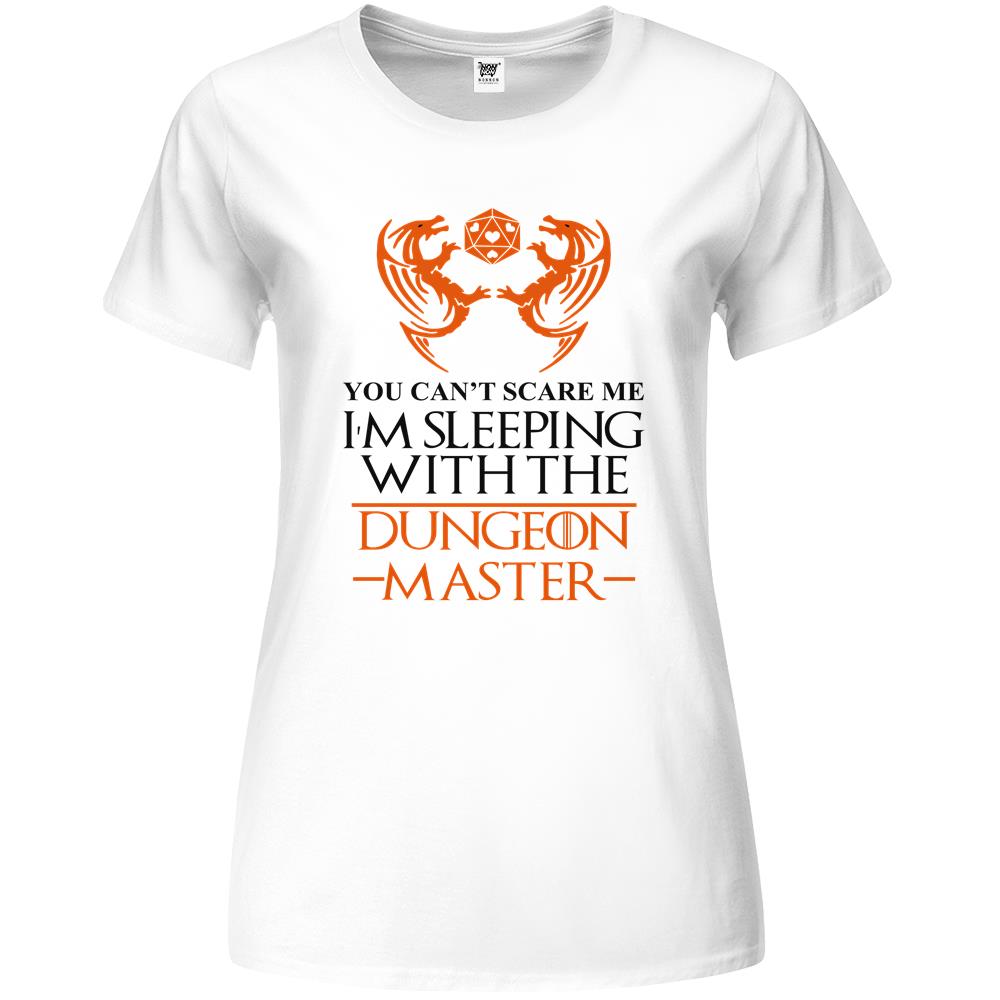 You Cant Scare Me Im Sleeping With The Dungeon Master Premium Womens Tshirts