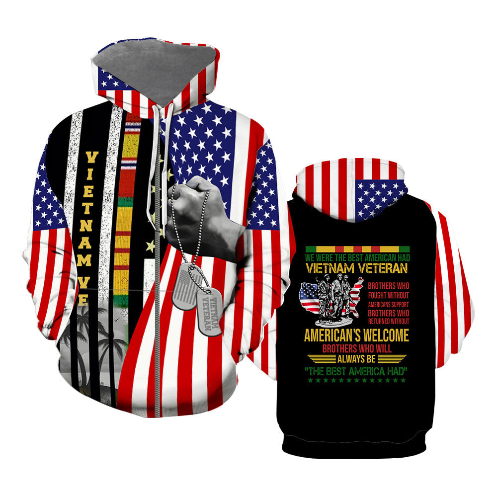 Vietnam Veteran All Over Print | For Men & Women | Hp2339