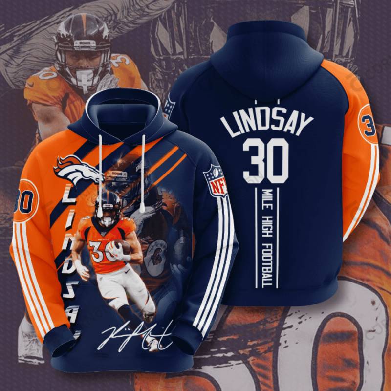 Denver Broncos 3D Hoodie