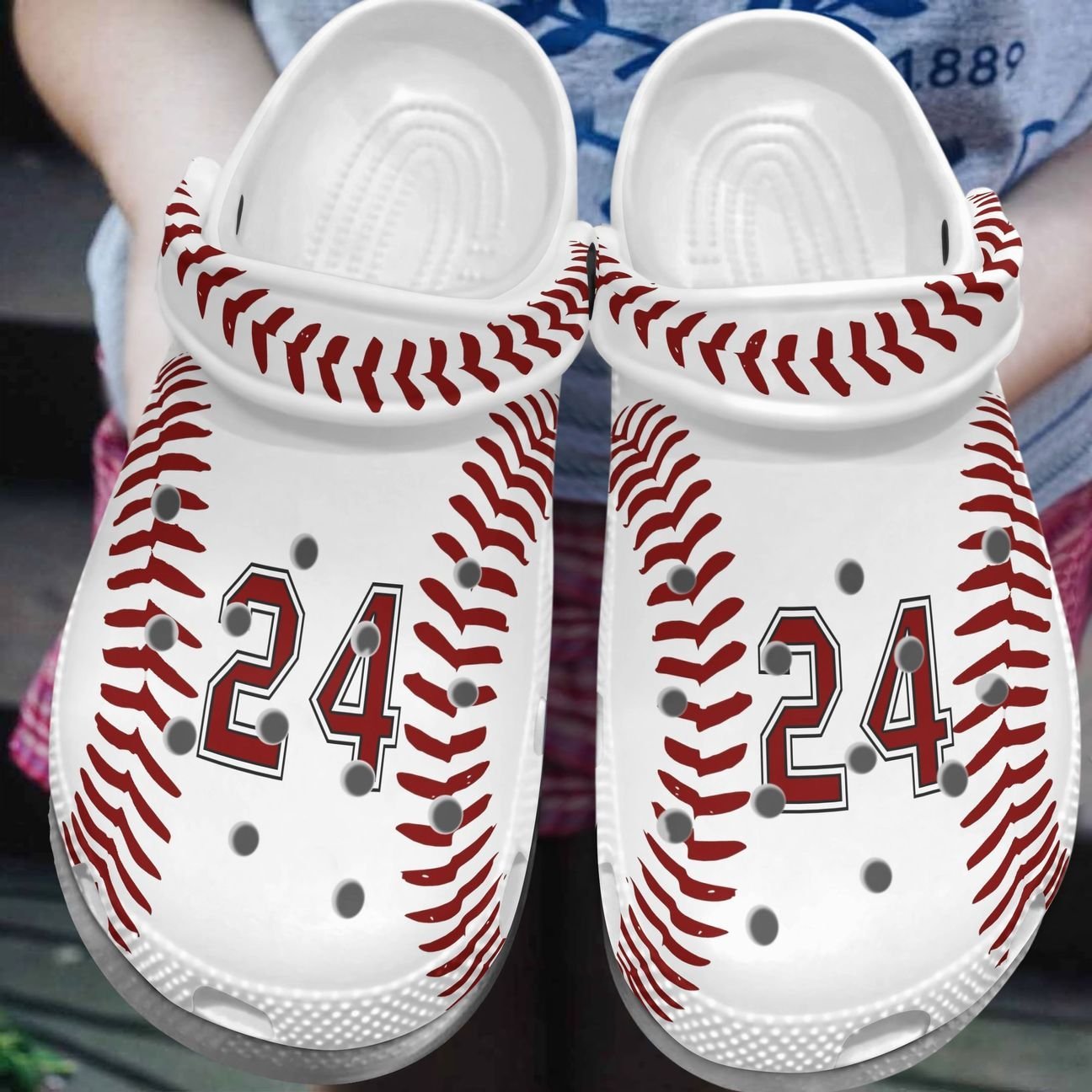 Baseball Personalized Clog, Custom Name, Text, Color, Number Fashion Style For Women, Men, Kid, Print 3D Number