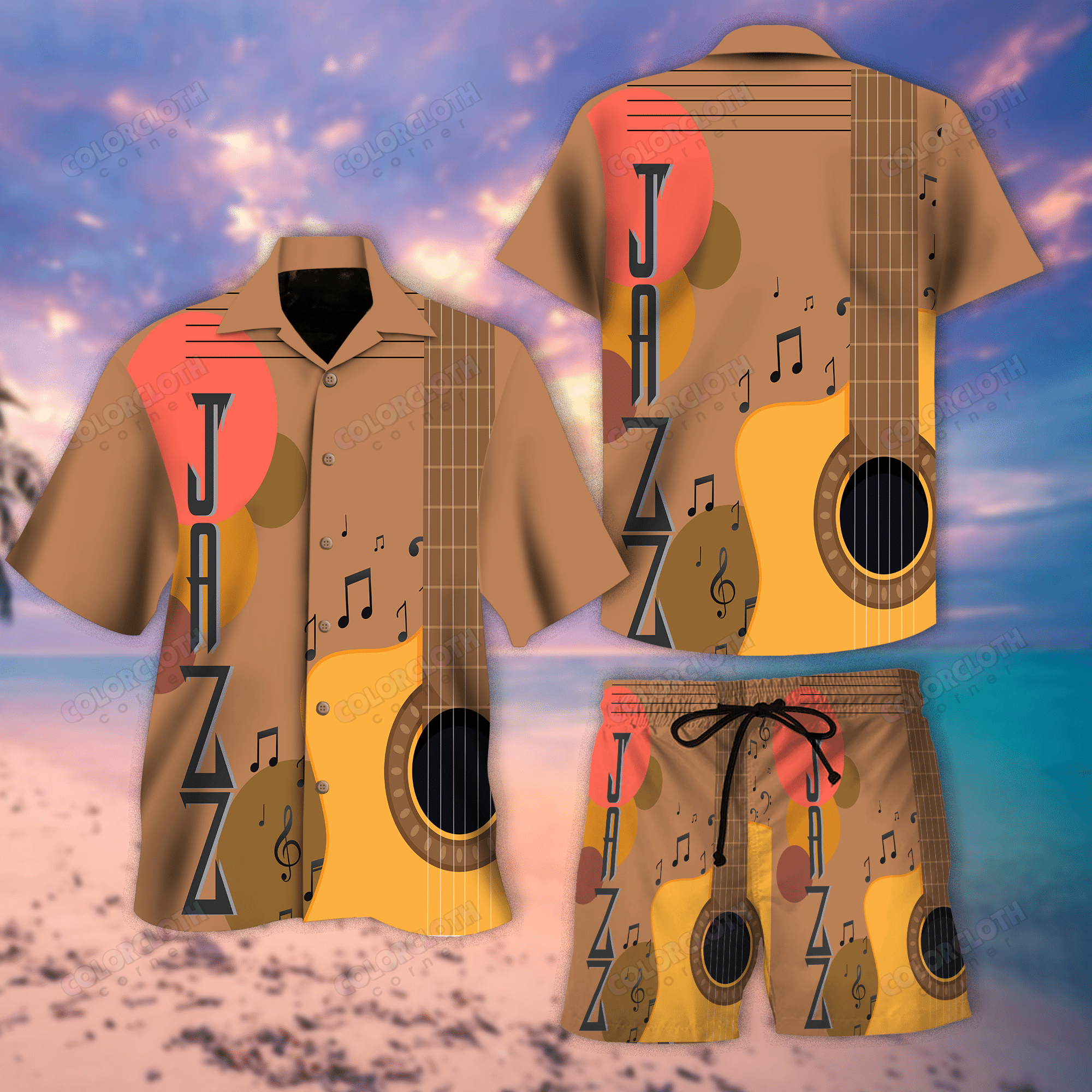 Guitar Hawaii Shirt Ha81724