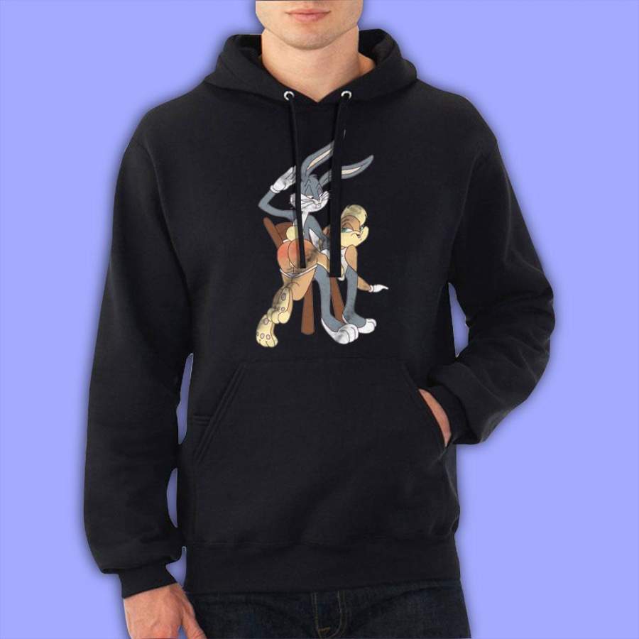 Bugs Bunny And Lola Sexy Men’S Hoodie