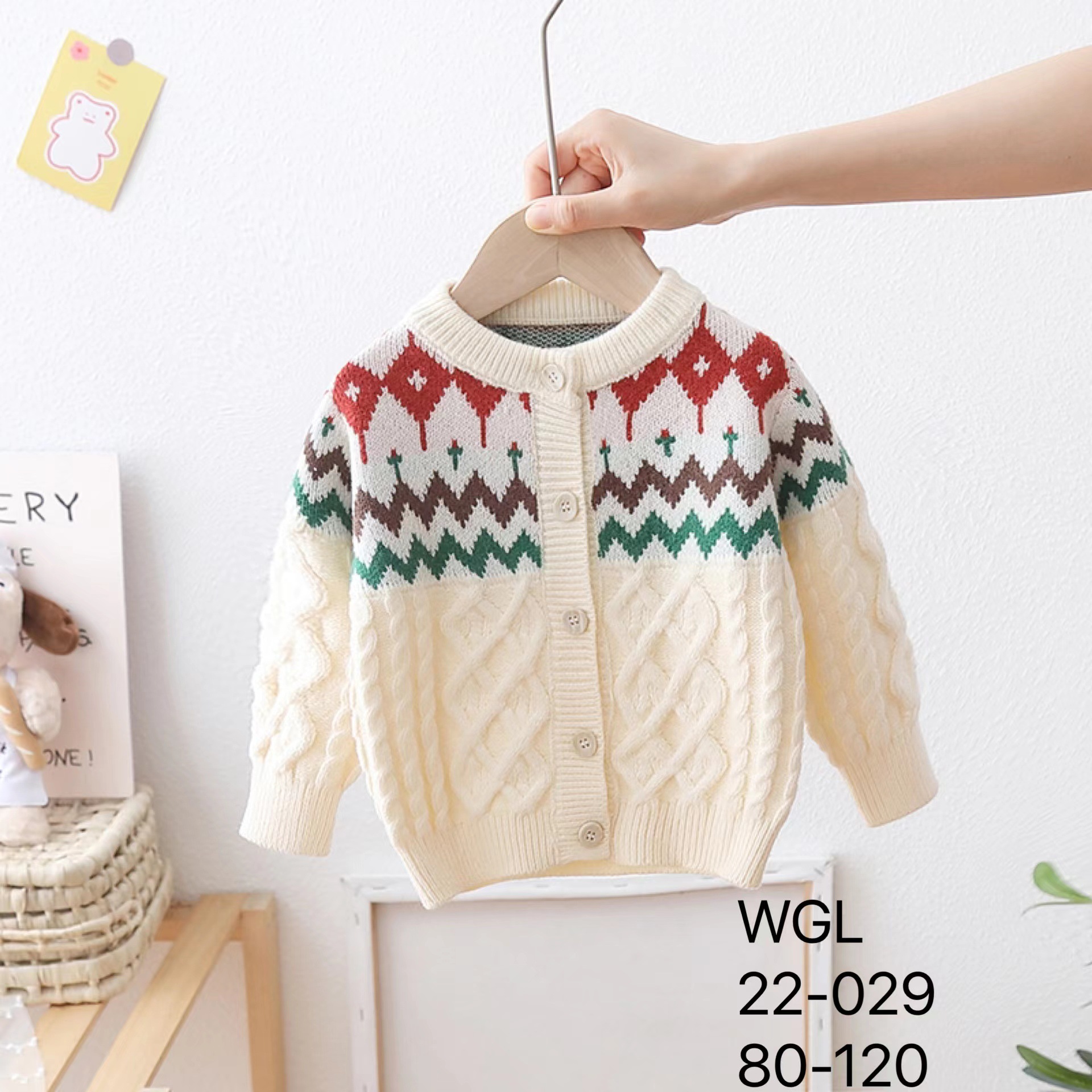 1-6Y Baby Knitted Cardigan Sweater Fashion Warm V-neck Striped Button Jacket Baby Boys Sweater Coat Girls Autumn Winter Sweaters alx