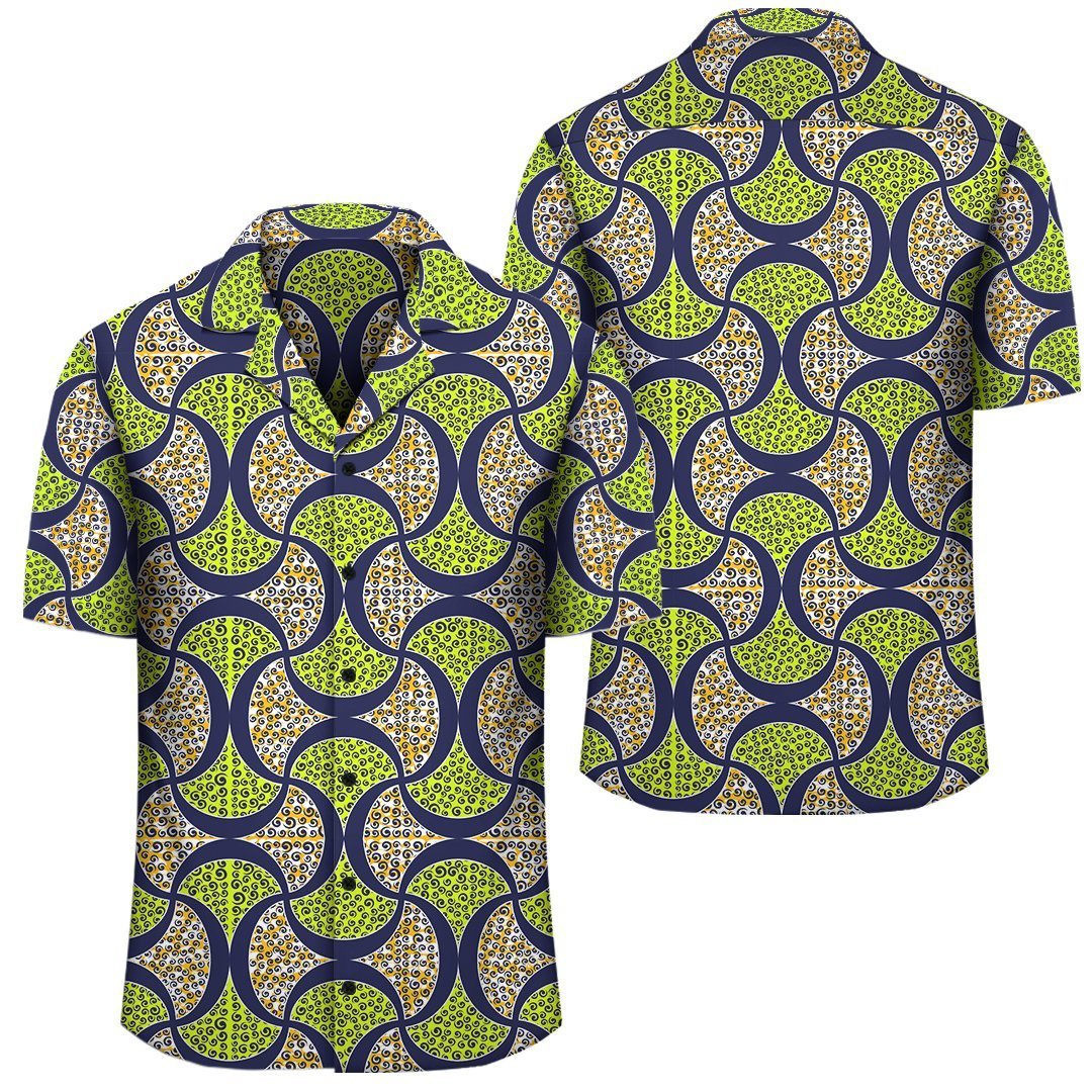 Africa Hawaiian Shirt – Ankara Hawaiian Shirt Ogee Drop J1