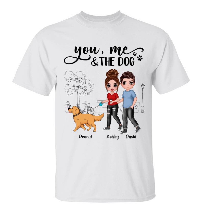 You, Me & The Walking Dogs Personalized Shirt