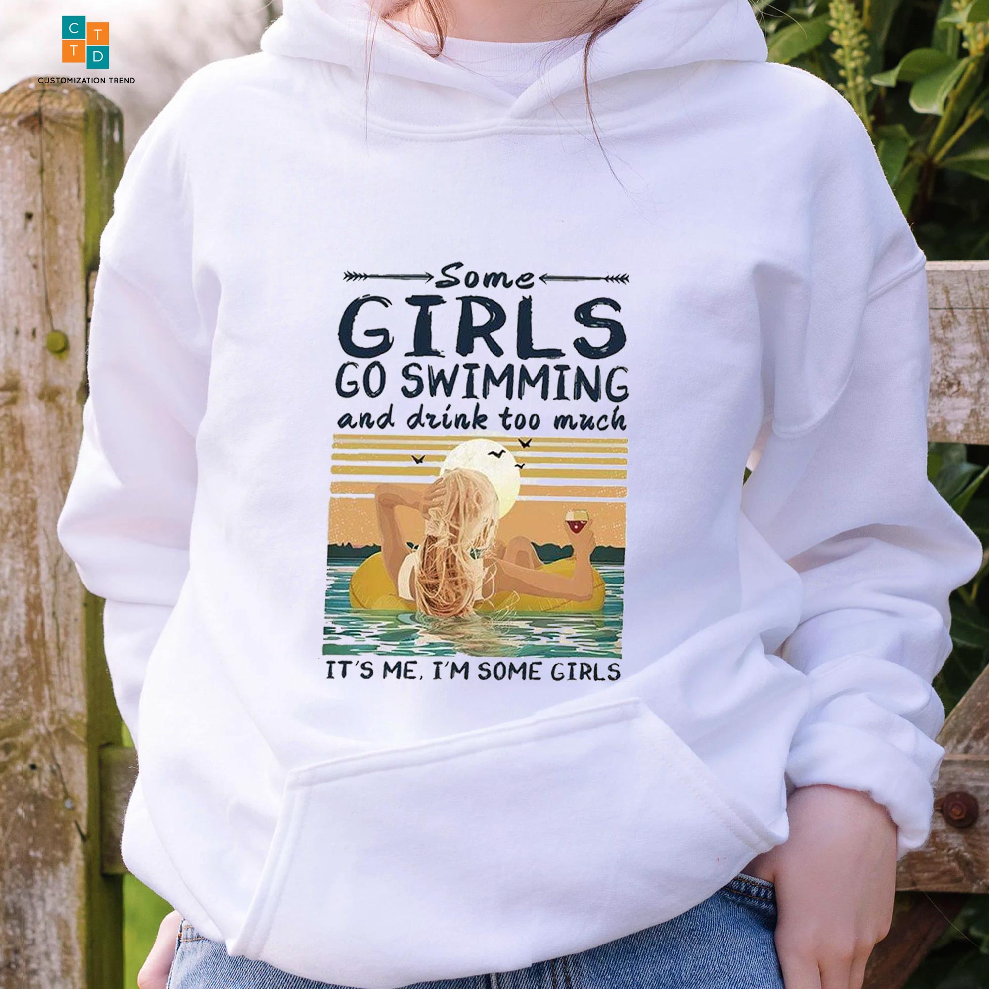 Some Girls Go Swimming And Drink To Much Swimming Lover Hoodie, Shirt