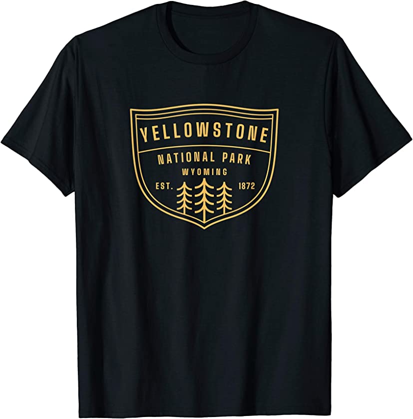 Yellowstone National Park Vintage Ranger Souvenir Retro Gift T-Shirt