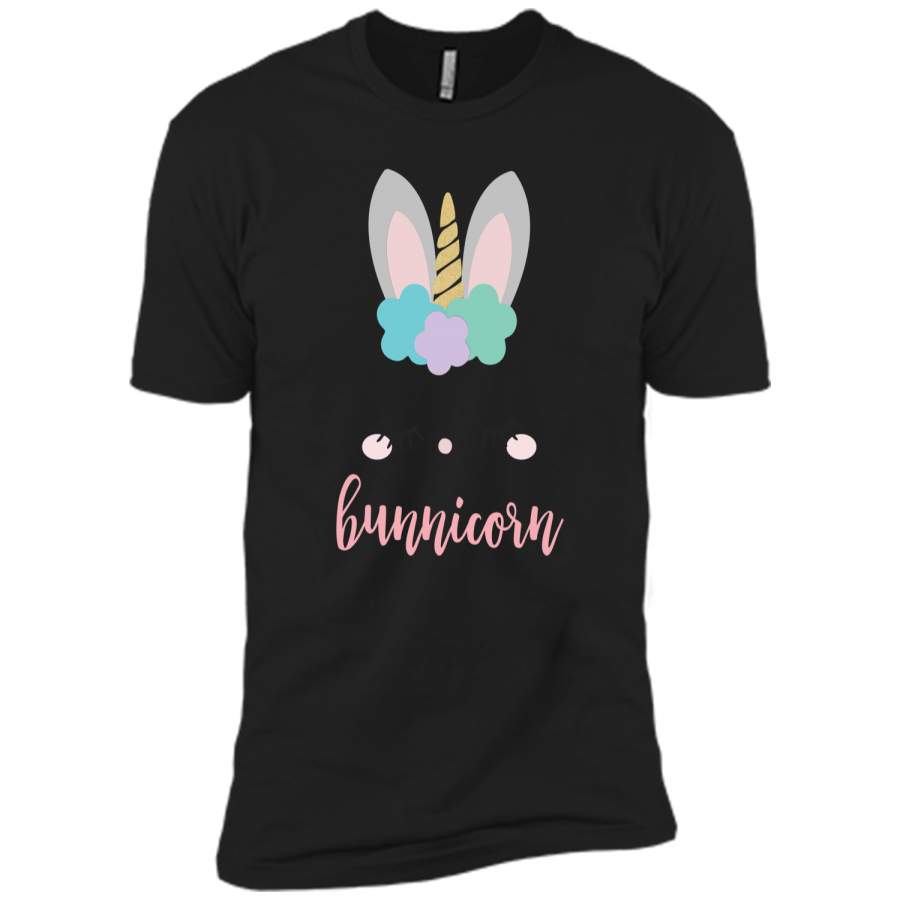 Bunnicorn Easter T-Shirt Girl Easter Bunny Gift Next Level Premium Short Sleeve Tee