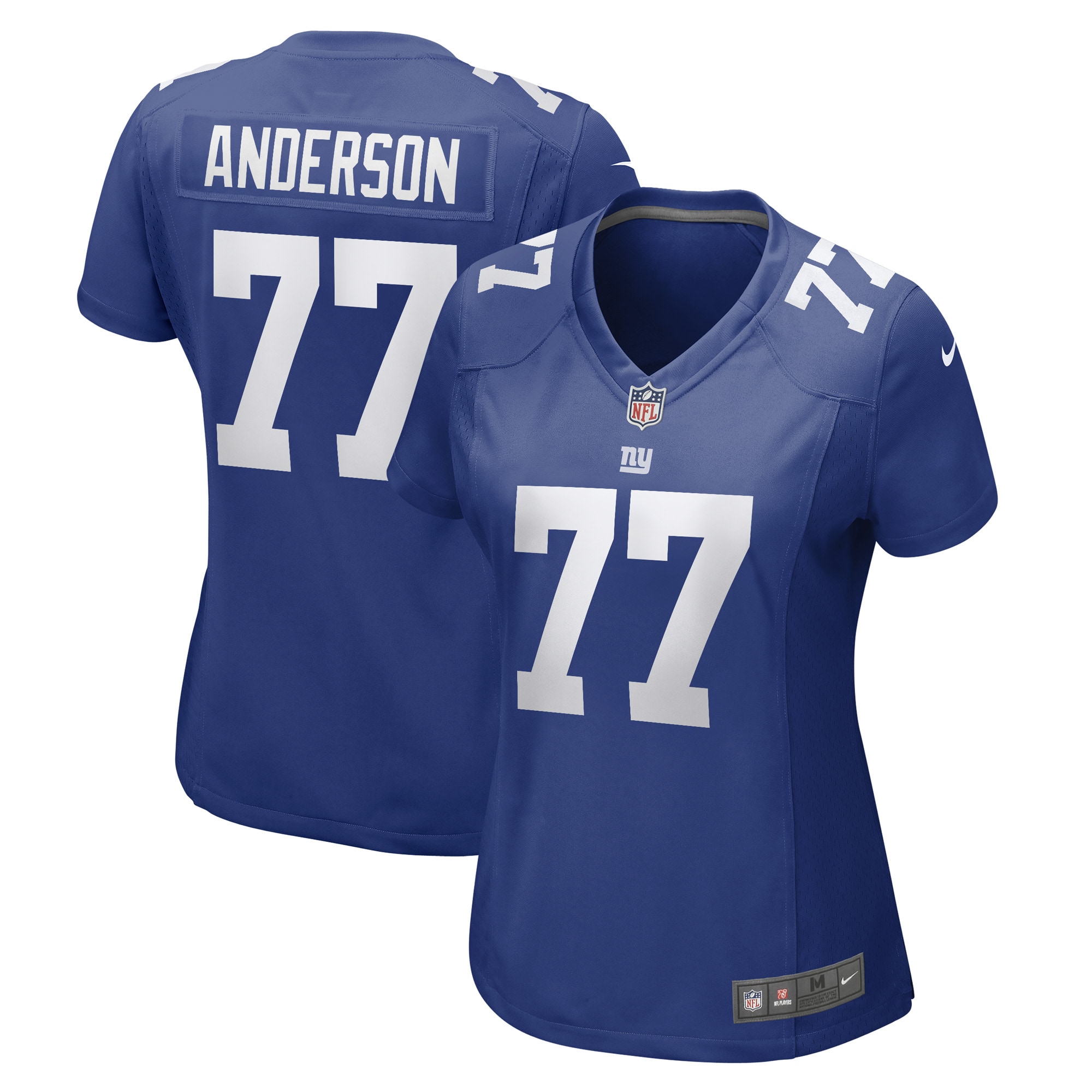 Women’s New York Giants Jack Anderson Royal Game Player Jersey