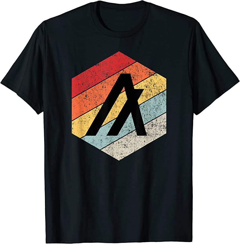 Vintage Retro Algorand Cryptocurrency T-Shirt