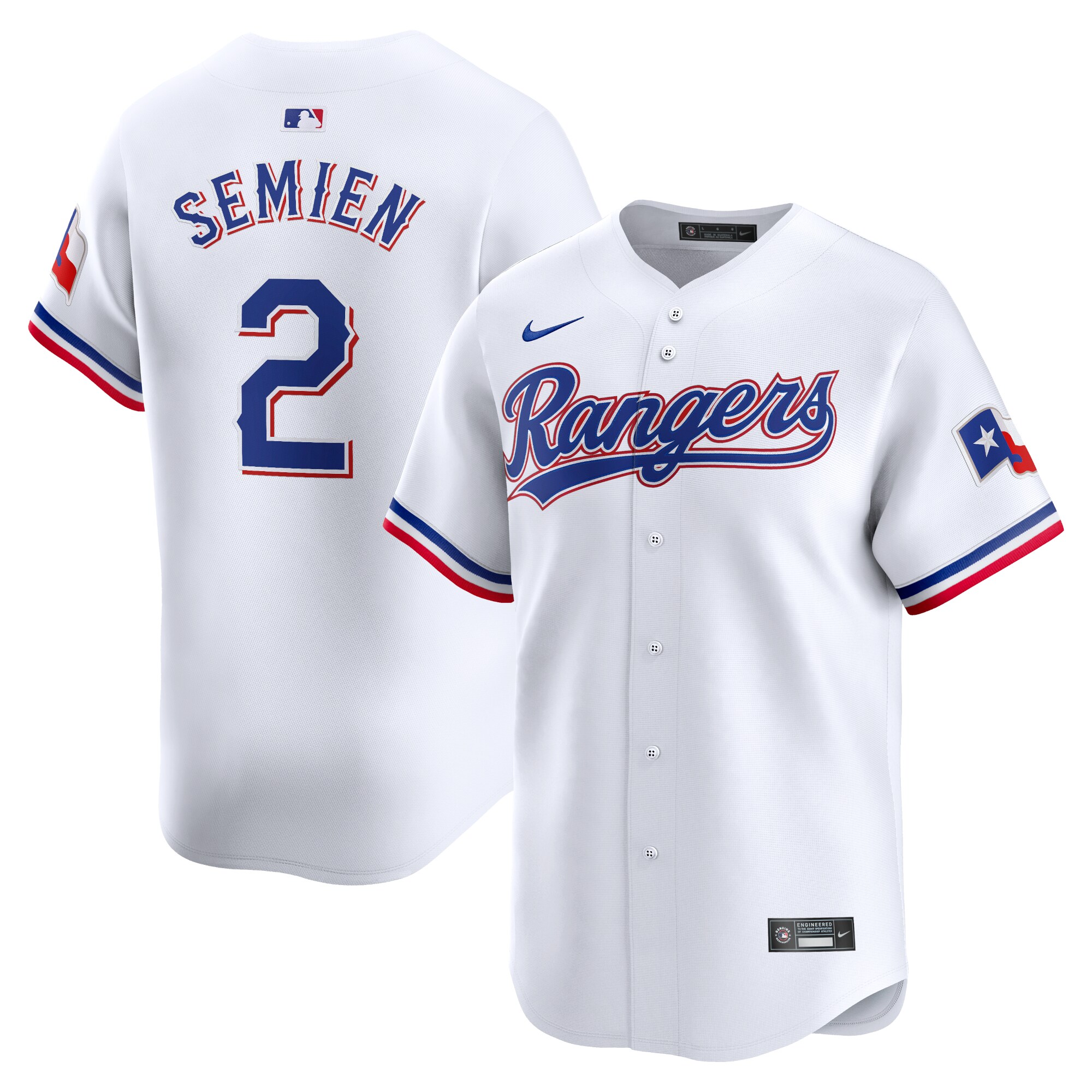 Marcus Semien Texas Rangers Home Limited Player Jersey – White