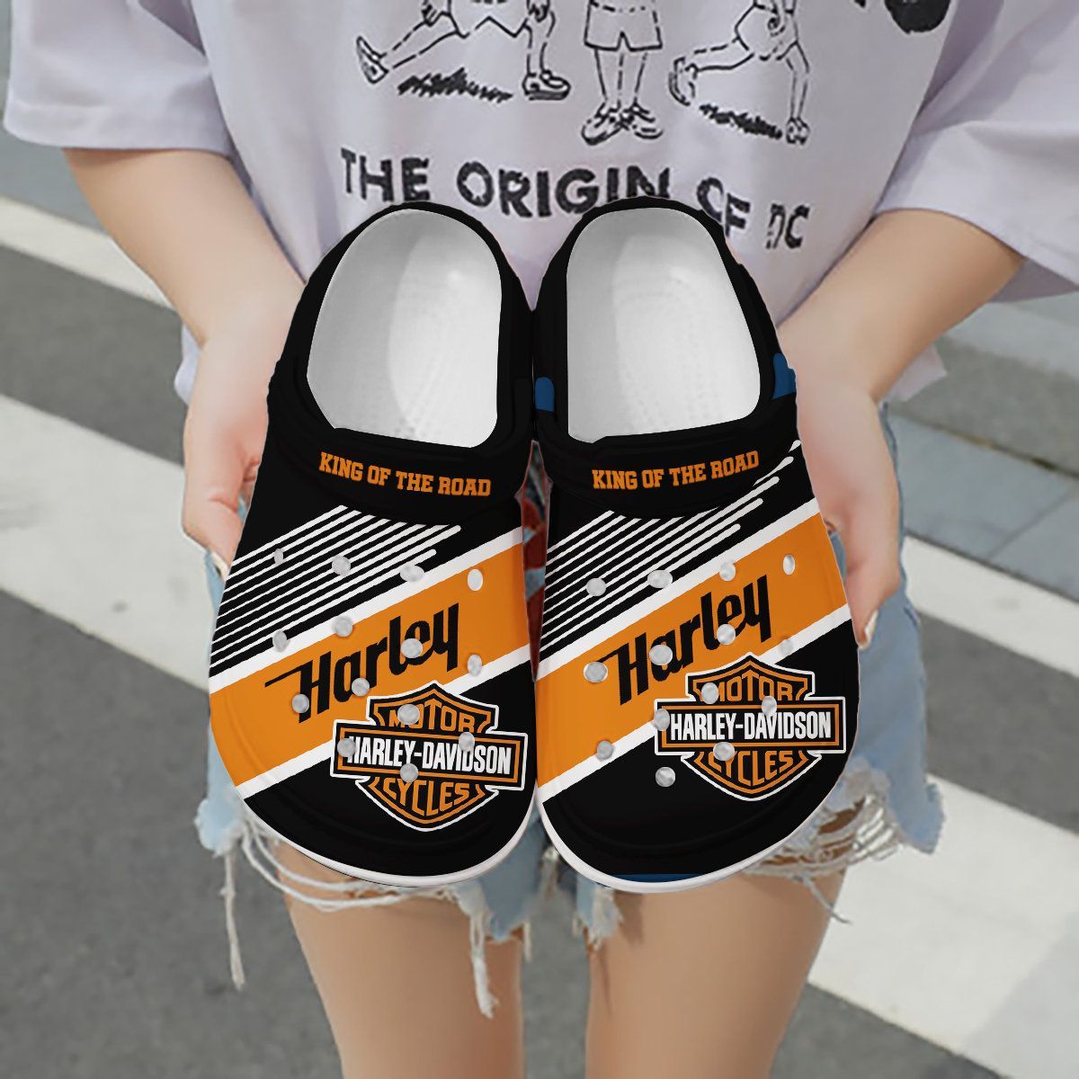 Love Harley Davidson Motorcycle Clogs Clogband Clog