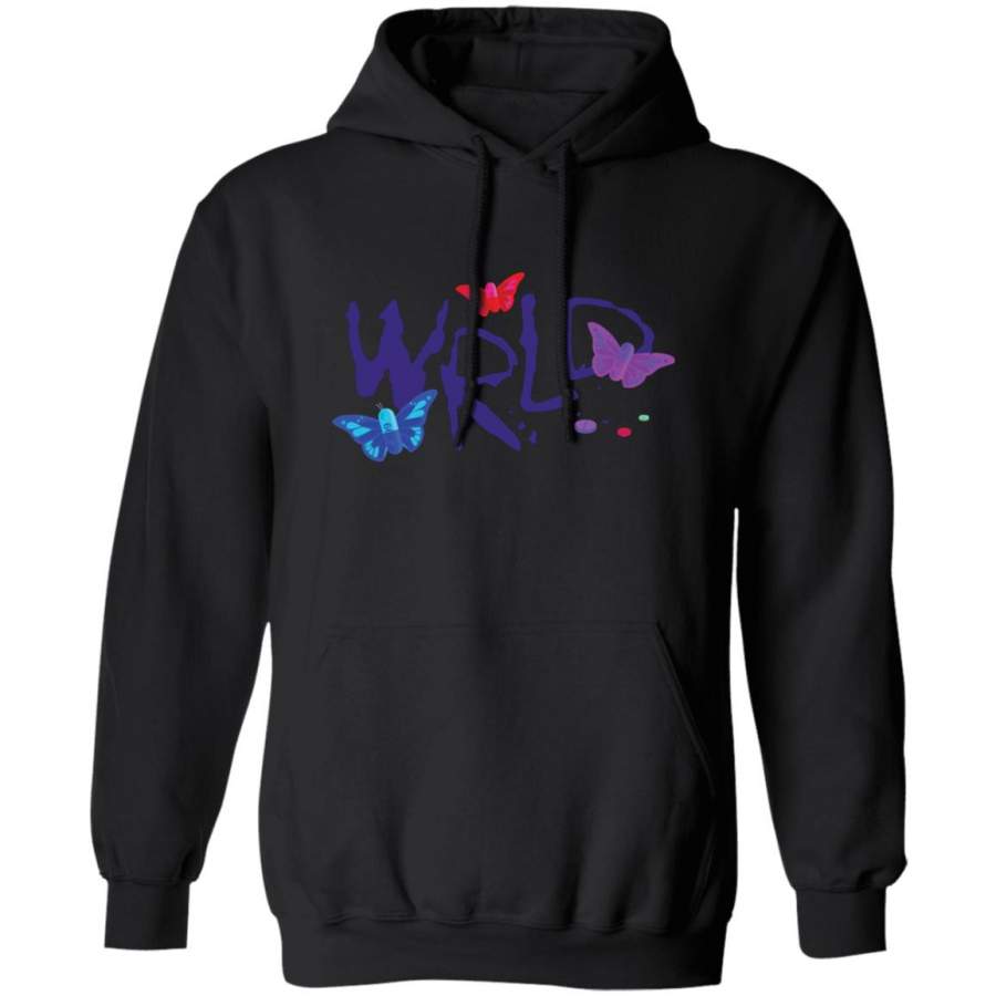 Juice wrld merch druggerfly hoodie  white black Intice Store