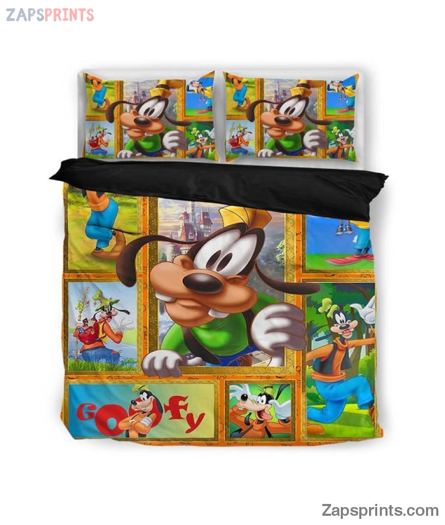 3D Goofy Bedding Duvet Cover Set