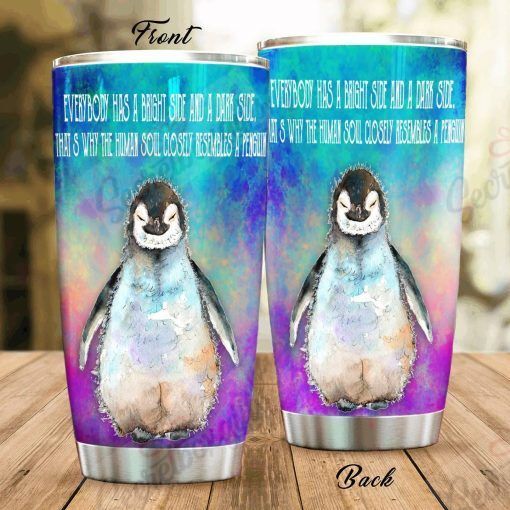 Personalized Penguin Am0910090Cl Stainless Steel Tumbler Travel Customize Name, Text, Number, Image