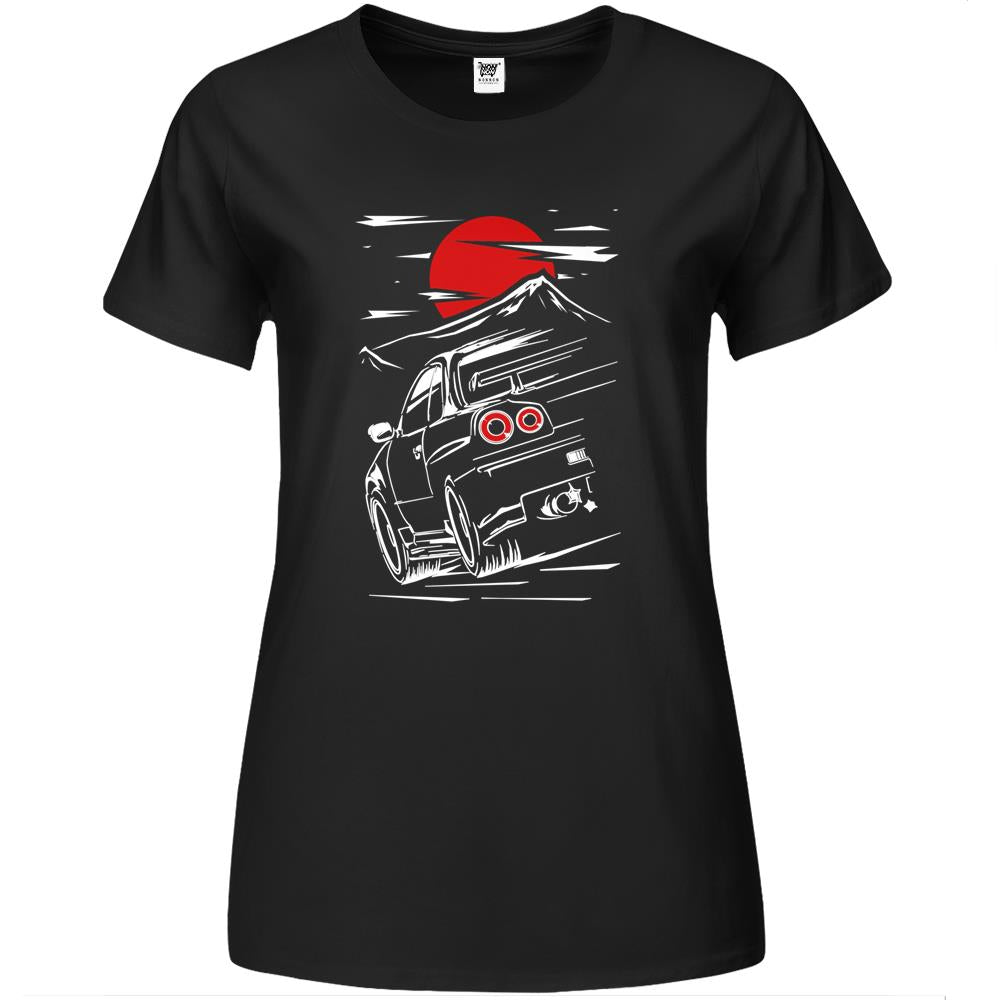 Nissan Skyline Gtr 34 Haruna Premium Womens T Shirts