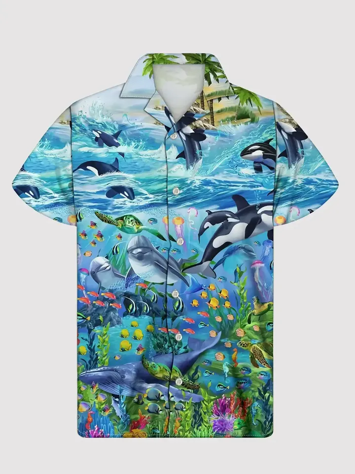 Animal In The Deep Sea Hawaiian Shirt Pre11316