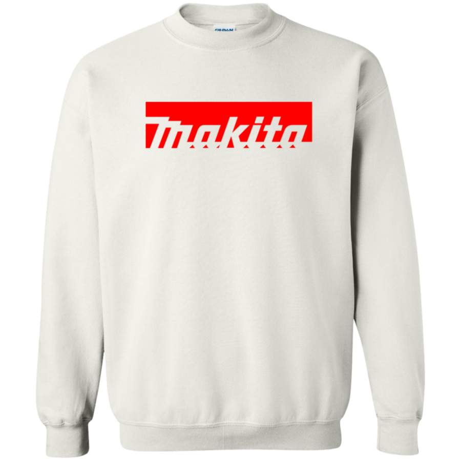 AGR Makita Logo Crewneck Pullover Sweatshirt