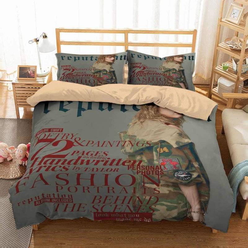 3D Customize Taylor Swift Bedding Set Duvet Cover Set Bedroom Set Bedlinen