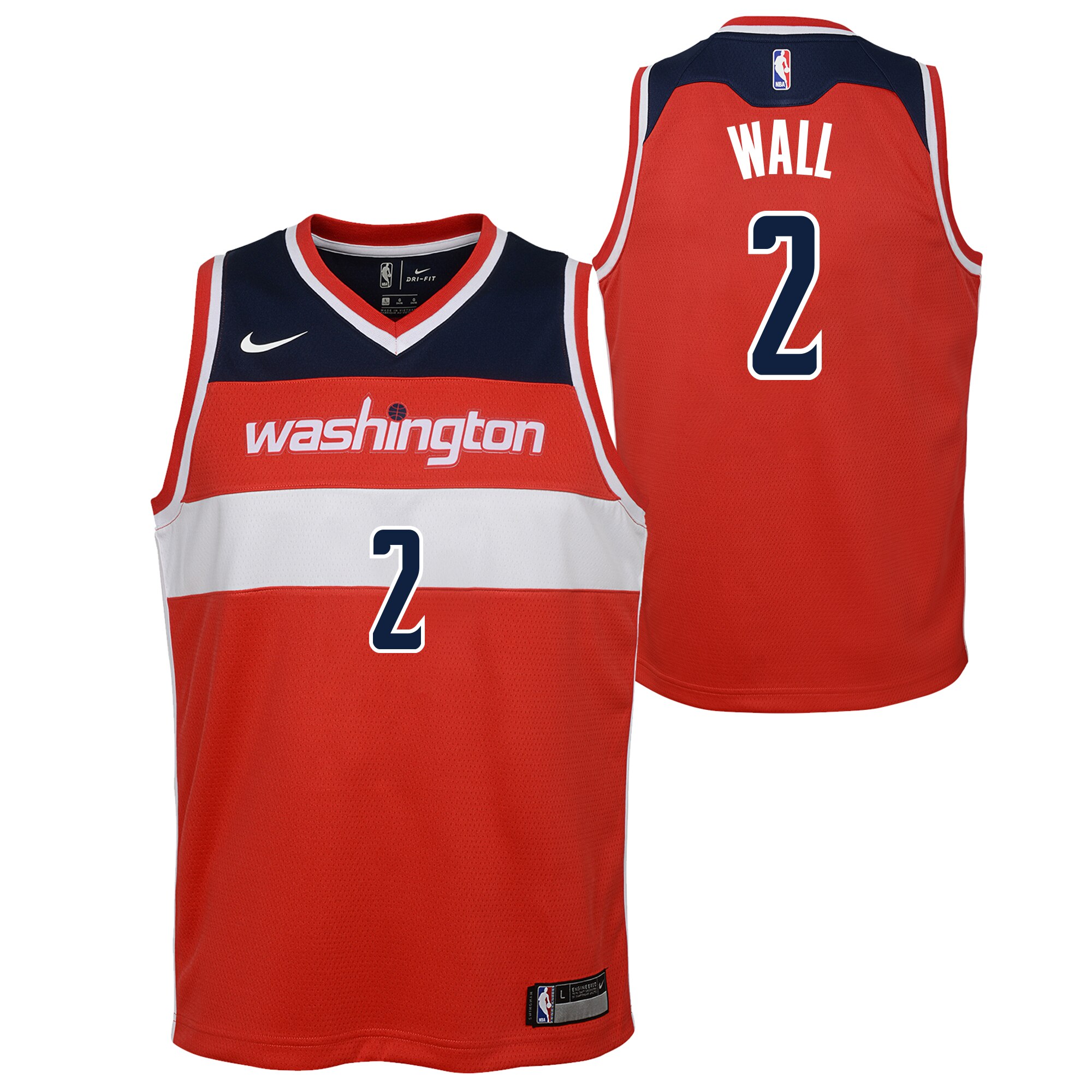 Washington Wizards Icon Swingman Jersey – John Wall – Youth