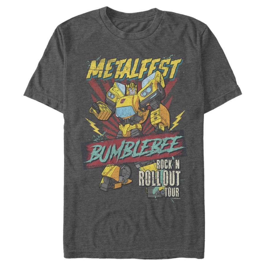 Transformers Men’s Metalfest Bumblebee  T-Shirt