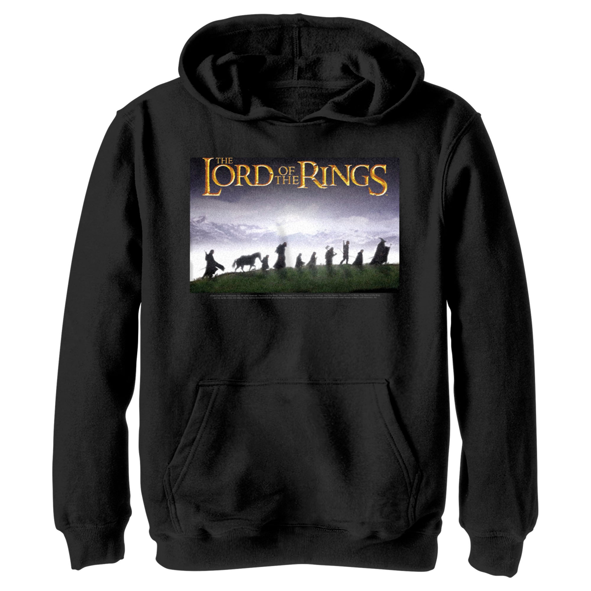 Boy’S The Lord Of The Rings Fellowship Of The Ring Movie Poster Pull Over Hoodie