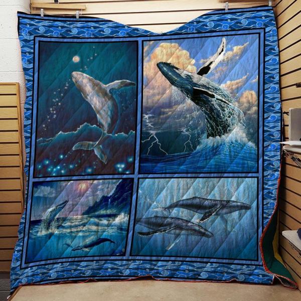 Whale Playing In The Sea Quilt Blanket Great Customized Blanket Gifts For Birthday Christmas Thanksgiving

190+ Customer Reviews