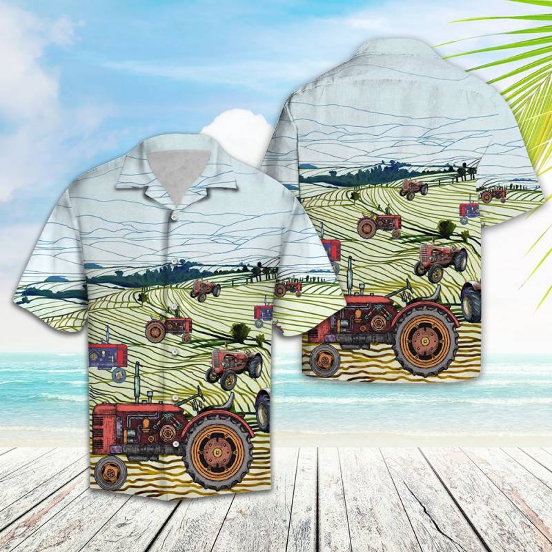 Awesome Tractor Hawaii Shirt Ha91166