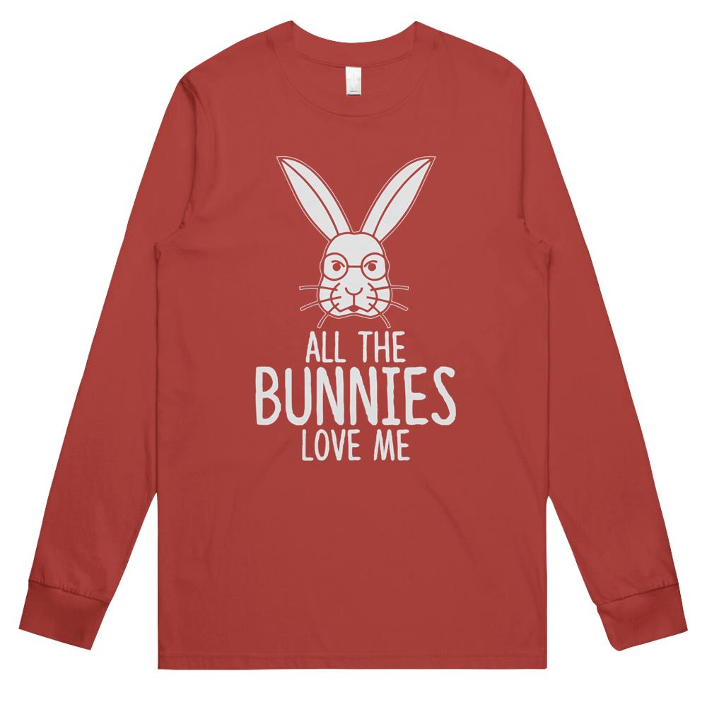 All The Bunnies Love Me – Cute Bunny Funny Easter Long Sleeve T Shirts