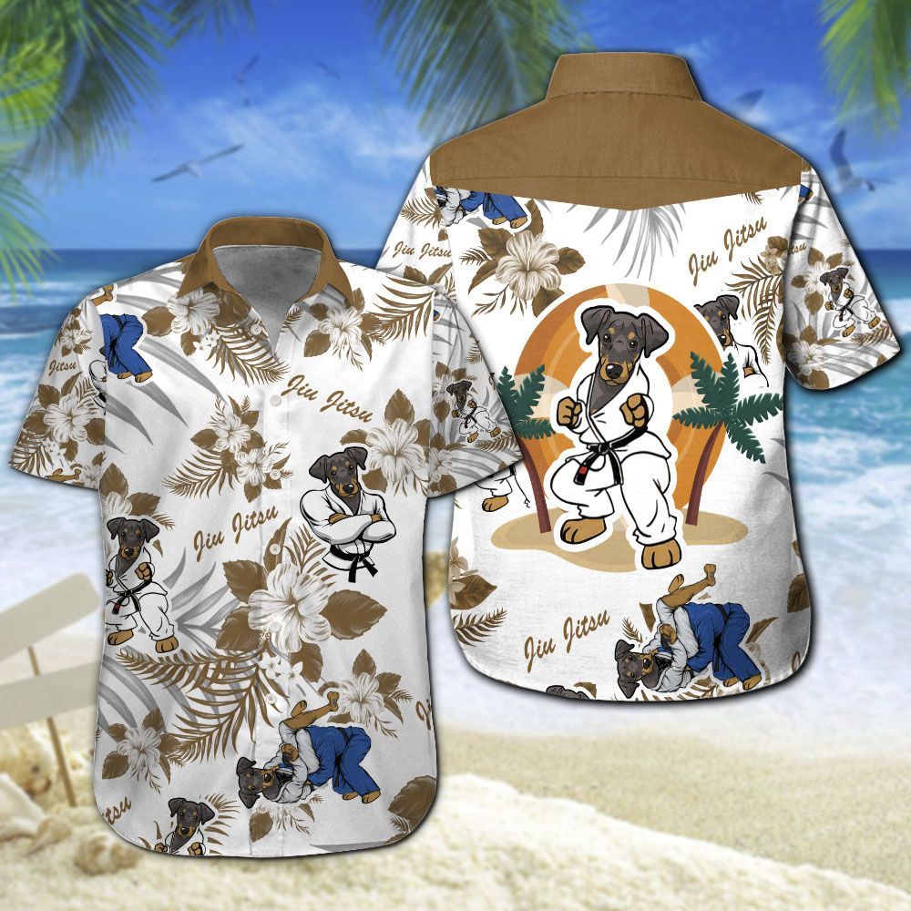 Doberman Jiu Jitsu Hawaiian Shirt 204 ND4436