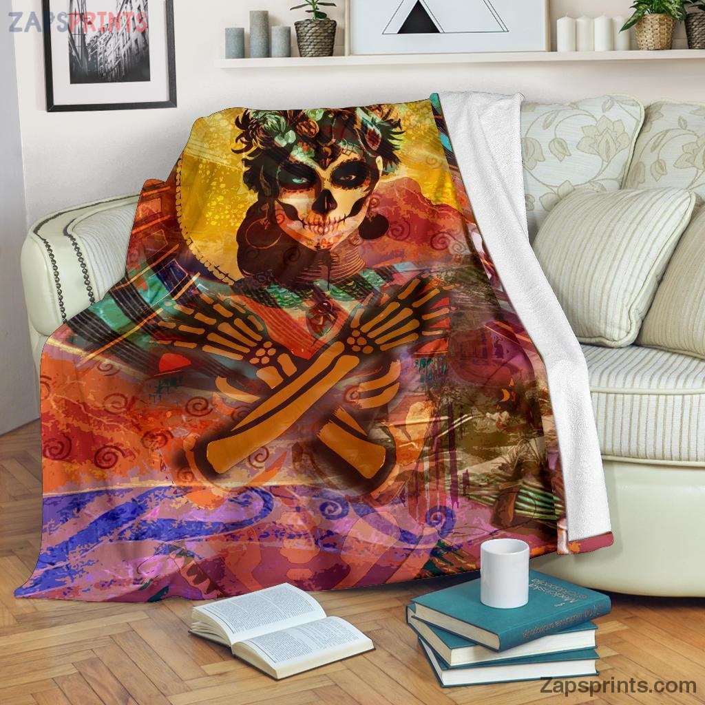 Mexican Blankets With Animals  – Hispanic Culture Xxii Blanket – Hispanic Fleece Blankets