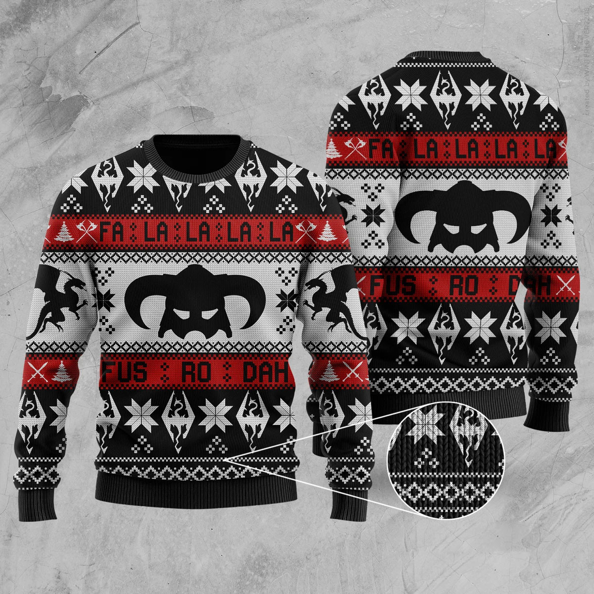 The Elder Scrolls Ugly Christmas Sweater